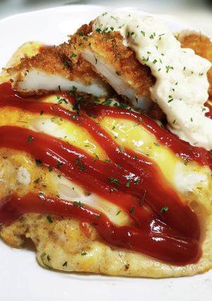 ハントンライス【イカフライver.】-レシピのメイン写真
