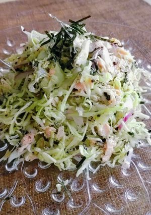 キャベツとツナ★無限サラダ★赤しそ風味-レシピのメイン写真