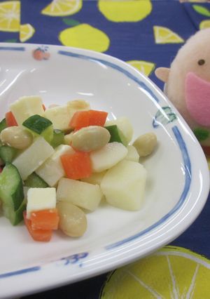 たべまる給食【ビーンズマセドアン】-レシピのメイン写真