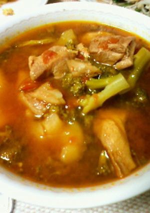 野菜煮込みのトマトスープでイタリアーナ♪-レシピのメイン写真