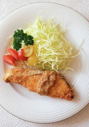 鮭フライの味噌ソースがけ-レシピのメイン写真