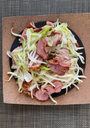 合鴨ローストと長ネギ炒め-レシピのメイン写真