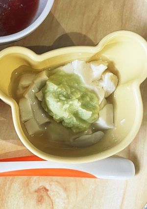 ずんだ豆腐 離乳食〜フリージング-レシピのメイン写真