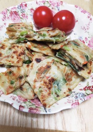 米粉で和風チヂミ♪-レシピのメイン写真
