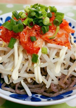 *糸コンともやしのキムチマヨ和え*-レシピのメイン写真