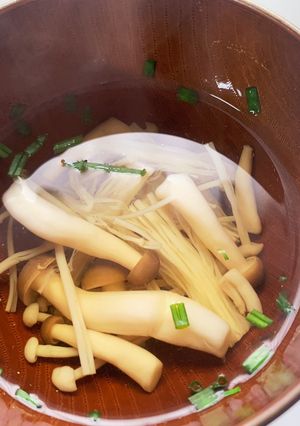 白だしだけできのこ汁-レシピのメイン写真