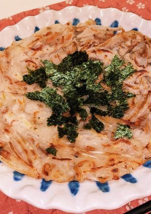 ちりめん山椒ともやしの【和】チヂミ-レシピのメイン写真