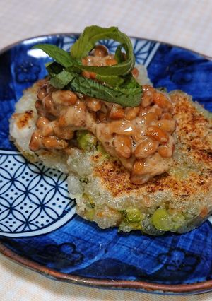 大根もちの納豆がけ-レシピのメイン写真
