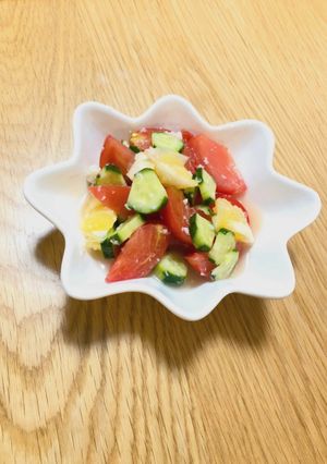 日向夏のサッパリサラダ-レシピのメイン写真