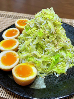 もりもり湯通しキャベツとしらすのサラダ-レシピのメイン写真