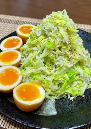 もりもり湯通しキャベツとしらすのサラダ-レシピのメイン写真