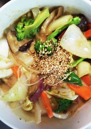 お一人様☆きな粉甘辛味根菜たっぷり野菜炒-レシピのメイン写真