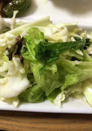 レタスとキャベツと青シソのポン酢和え-レシピのメイン写真