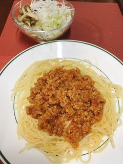 フライパンで作る!シンプルなミートソース-レシピのメイン写真