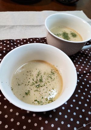 SOYMIL de 新玉ねぎポタージュ♪-レシピのメイン写真