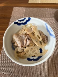 蓮根と豚肉のマヨ炒め-レシピのメイン写真