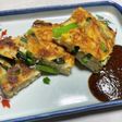 納豆チヂミ甘味噌添え