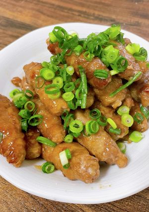 豚肉のコロコロ照り焼き-レシピのメイン写真