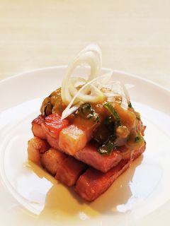 簡単!節約おかず ねぎ味噌ベーコン-レシピのメイン写真