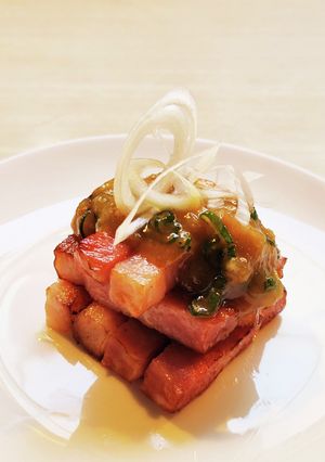 簡単!節約おかず ねぎ味噌ベーコン-レシピのメイン写真