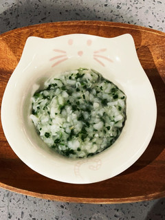 小松菜しらす粥　離乳食〜フリージング-レシピのメイン写真