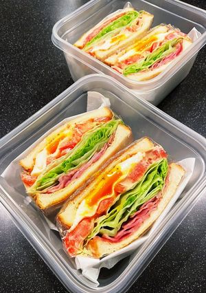 高校生弁当2023 3月10BLTサンド-レシピのメイン写真