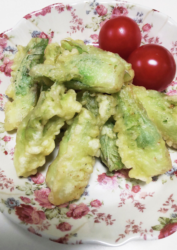 旬を頂こう♪蕾菜の天ぷら♡-レシピのメイン写真