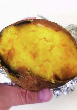 超簡単！無水鍋とタルトストーンで石焼き芋-レシピのメイン写真