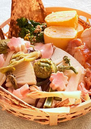 山菜ちらし　春の吹き寄せ-レシピのメイン写真