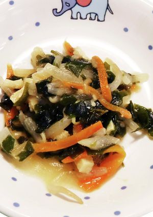 【保育園給食】高野豆腐のみそドレサラダ-レシピのメイン写真