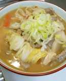 冷蔵庫の残り物で白菜入りヘルシーほうとう
