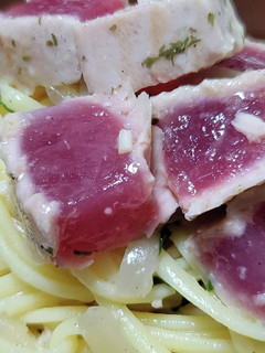 鮪のリングイネ-レシピのメイン写真