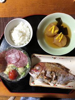 Potato salad♬大根煮!鯛-レシピのメイン写真