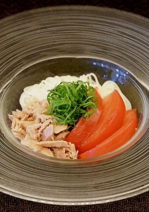 ひんやりトマトそうめん-レシピのメイン写真