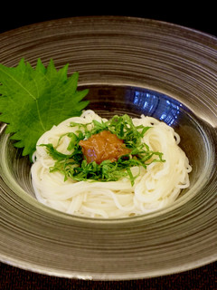爽やか梅しそそうめん-レシピのメイン写真