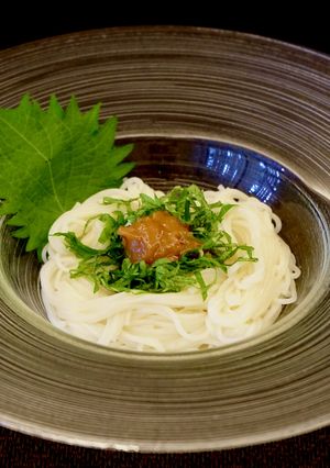 爽やか梅しそそうめん-レシピのメイン写真