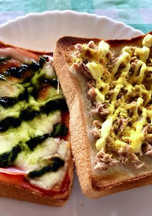 ピザトースト野菜をプラス-レシピのメイン写真
