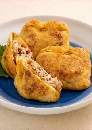 がんどぶりと納豆の揚げ巾着-レシピのメイン写真