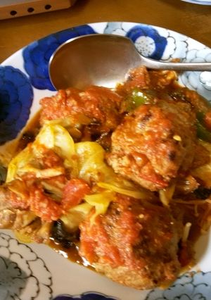 明日香さんの煮込みハンバーグ、我が家流！-レシピのメイン写真