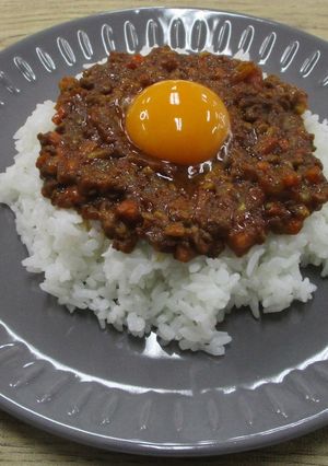 きのこキーマカレー-レシピのメイン写真