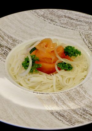 抗酸化パワーサーモンそうめん-レシピのメイン写真