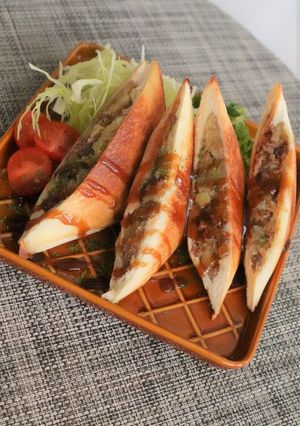 揚げないコロッケホットサンド-レシピのメイン写真
