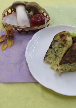 和風きのこケークサレ-レシピのメイン写真
