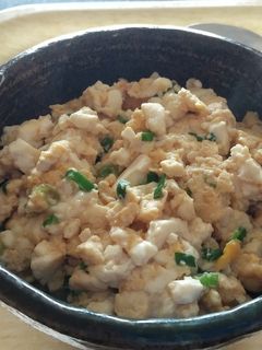 炒り豆腐丼-レシピのメイン写真