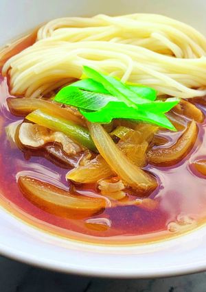 新玉ねぎと豚肉の【つけ汁】♡-レシピのメイン写真