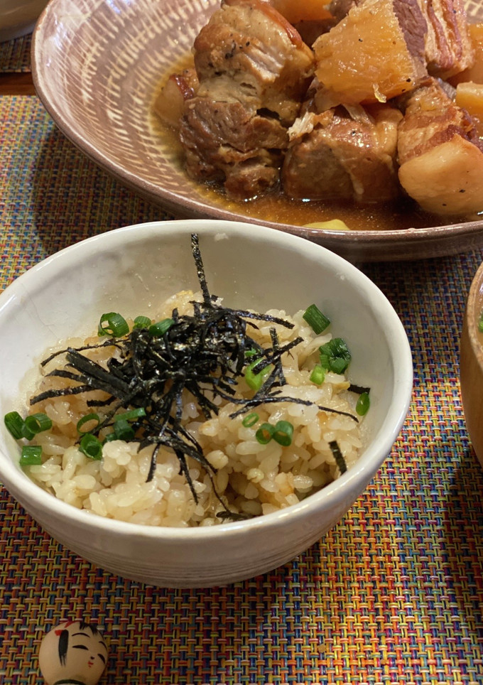 ベビーホタテと舞茸の炊き込みご飯-レシピのメイン写真