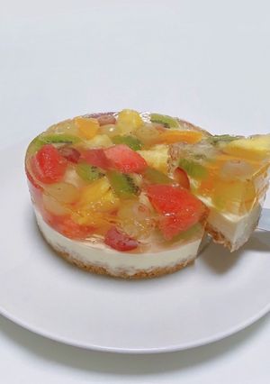 フルーツレアチーズケーキ-レシピのメイン写真