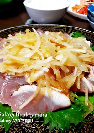 ぶりタタキ-レシピのメイン写真
