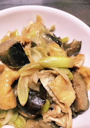 副菜　なすの味噌炒め-レシピのメイン写真
