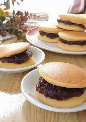 米粉で作る☆簡単もっちりどら焼き。-レシピのメイン写真